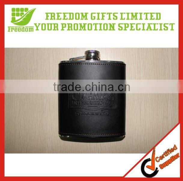 New Arrival Stainless Steel Cheap Silk Printing Hip Flask