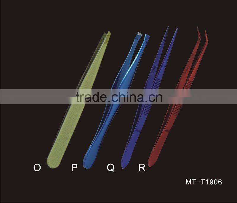 Beautiful Stainless steel Color plated tweezers
