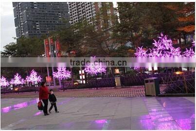 indoor/outdoor decoration tree light fiber optic tree light felt decoration christmas tree