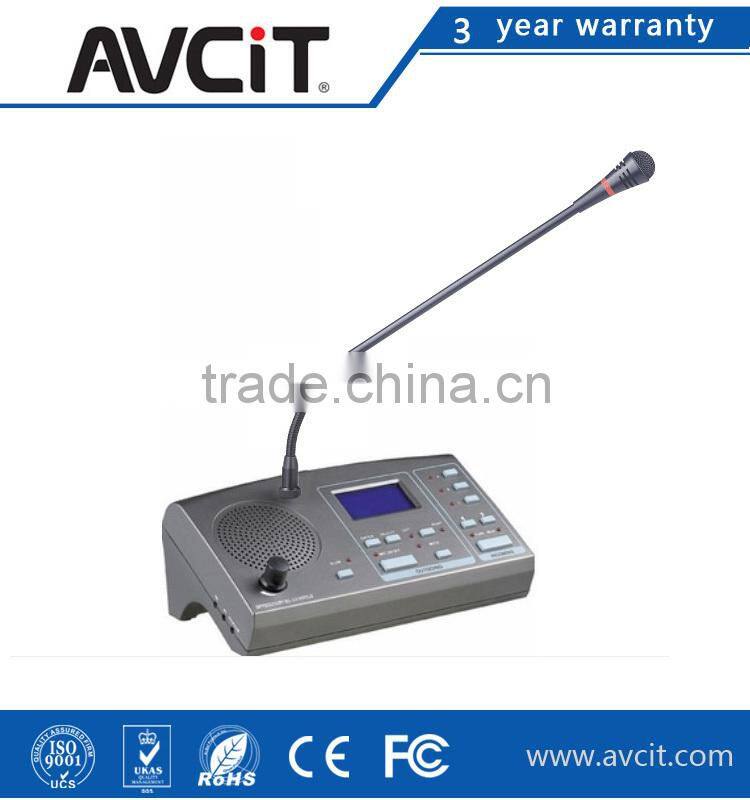 High Class 12 Languages Simultaneous Interpretation Equipment Interpreter Console