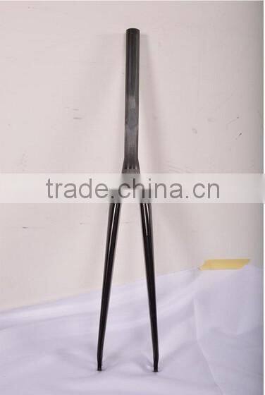 Full Carbon Fiber 700C Tapered Road Fork UD weave Steer tube 1-1/2"
