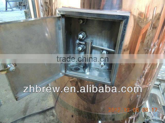 200l brew kettle red copper brew kettle CE