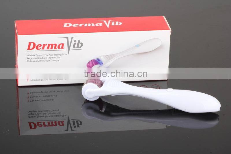 2015 DermaVib Phototherapy Led 540 Derma Roller Replaceable Head