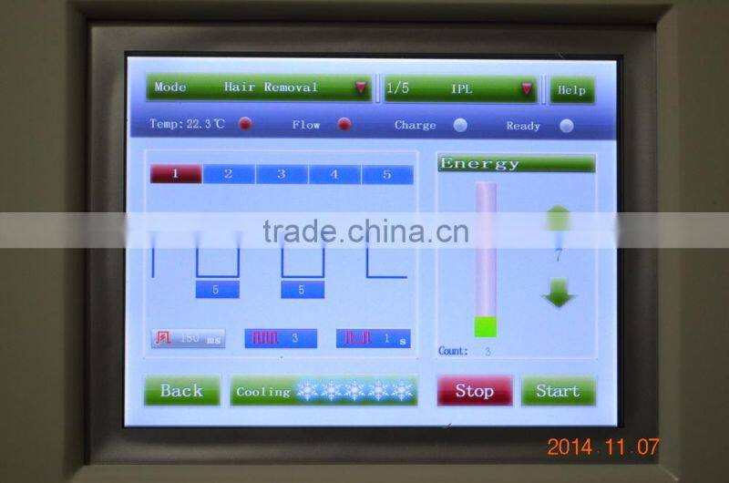 Elight+RF+Q Switched Nd Yag laser IPL super hair removal SHR machine for beauty salon or clinic use