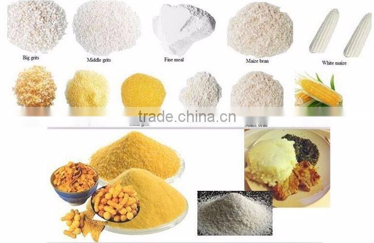 Corn maize flour complete processing milling machine line