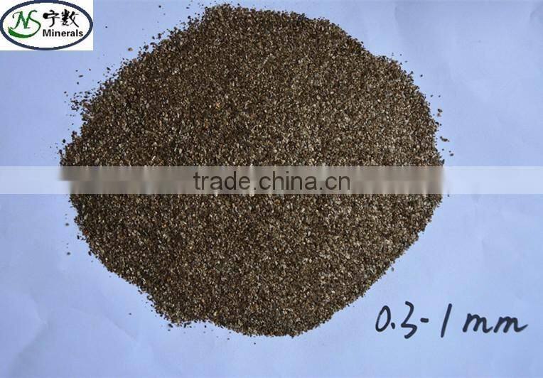 Golden raw vermiculite with low price per ton