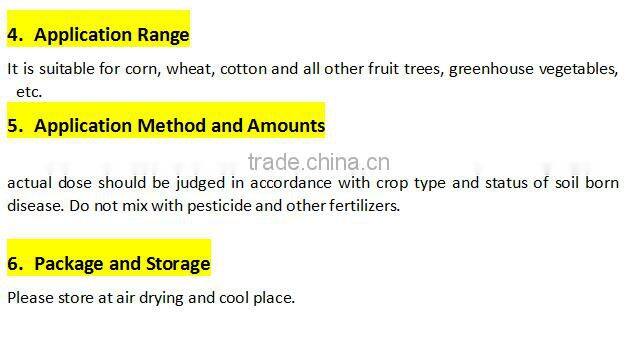 China Made Bacterial Organic Powder Fertilizer for Soil Rebuilding