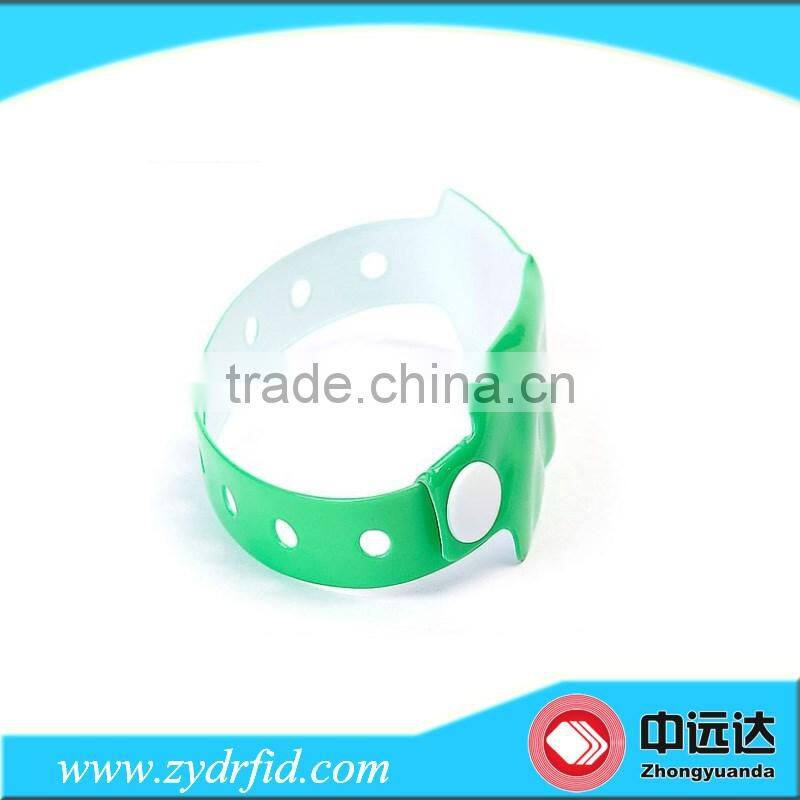 Rfid pp synthetic paper disposable rfid bracelet