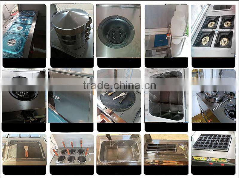 three wheels and four wheel food truck and food trailer vending cart with electricity