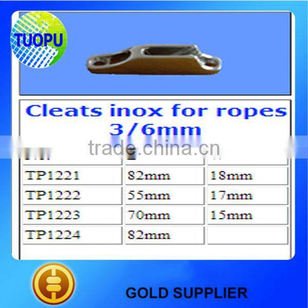 manufactory supplier polished marine rope cleat,boat rope cleat inox,sale stainless steel rope cleat