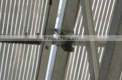 Gear rack and pinion for greenhouse shading system
