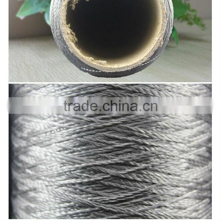 dope dyed of 100% polyester shaggy carpet yarn