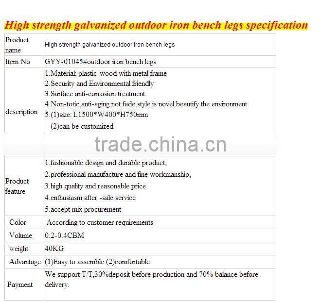 Cast Iron Park/Garen Bench Legs