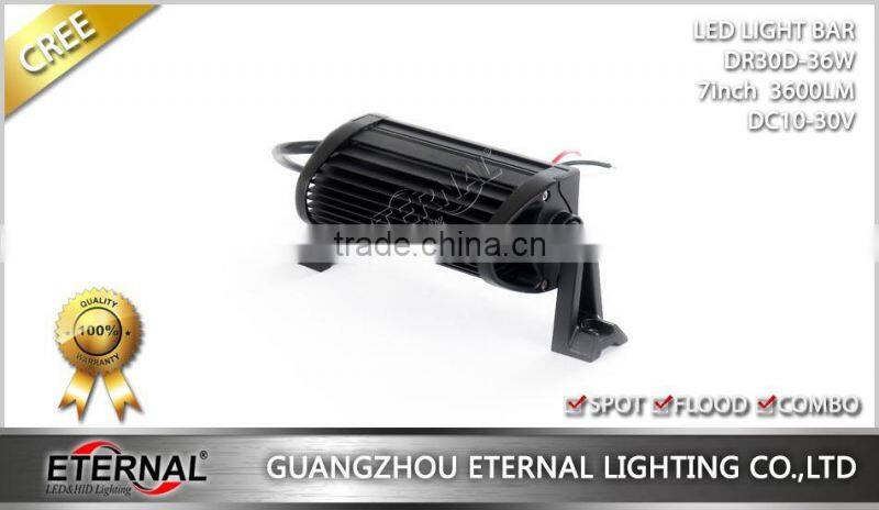 36W off road wrangler bumper spotlight truck trailer tractor harvester high power driving super spot 4D headlight