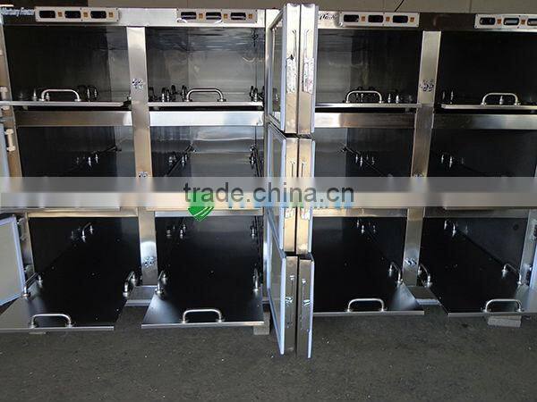 Medical morgue stainless steel mortuary refrigerator price