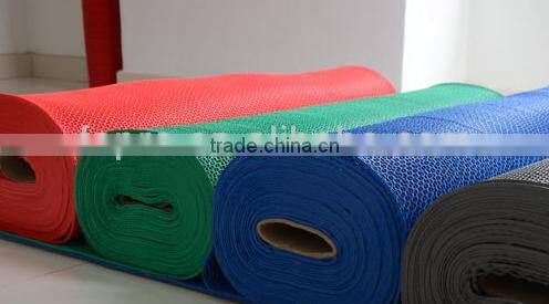 2016 New rolled plastic pvc vinyl zig zag mat flooring