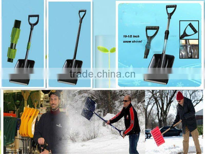 Plastic snow shovel