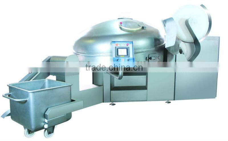 Touch screen control vacuum meat bowl chopper