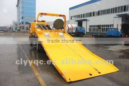 DFAC flat bed wrecker truck