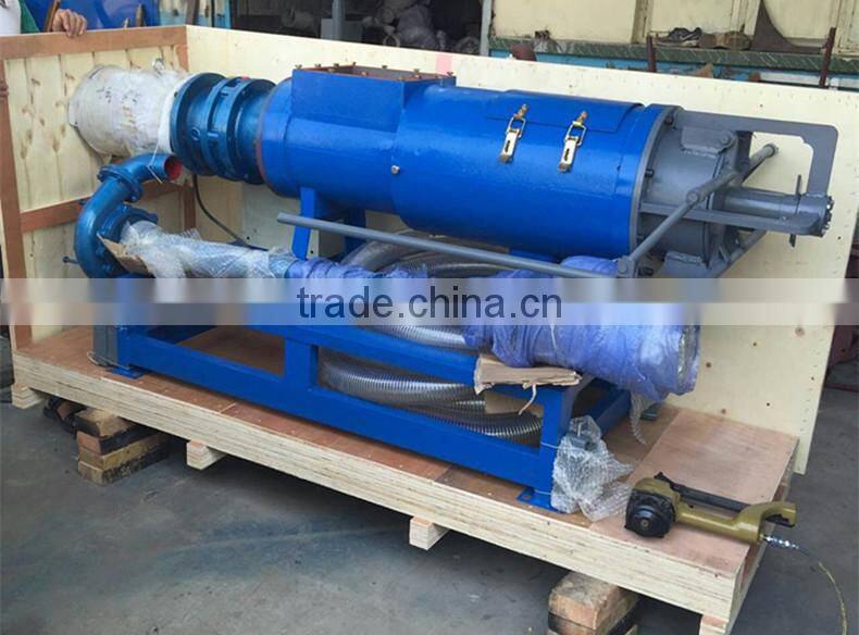 Newest designed screw press solid liquid separating machine for cow / pig / chicken manure with great performance