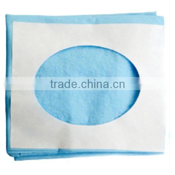 medical disposable sterile surgical drape with hole