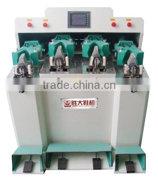 Automatically Computerized Footwear Machine Heel Setting Machine Shoe Back Part Molding Machine Manufacturer
