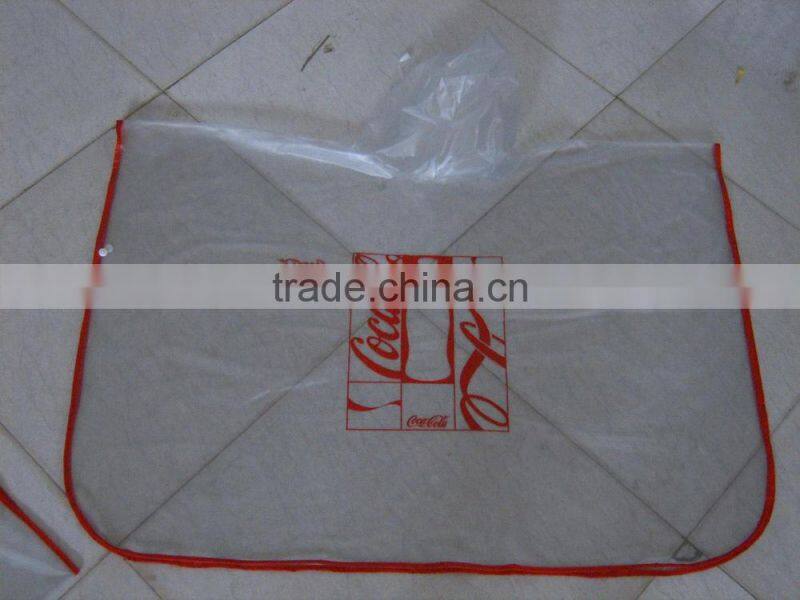 transparent adult EVA rain poncho