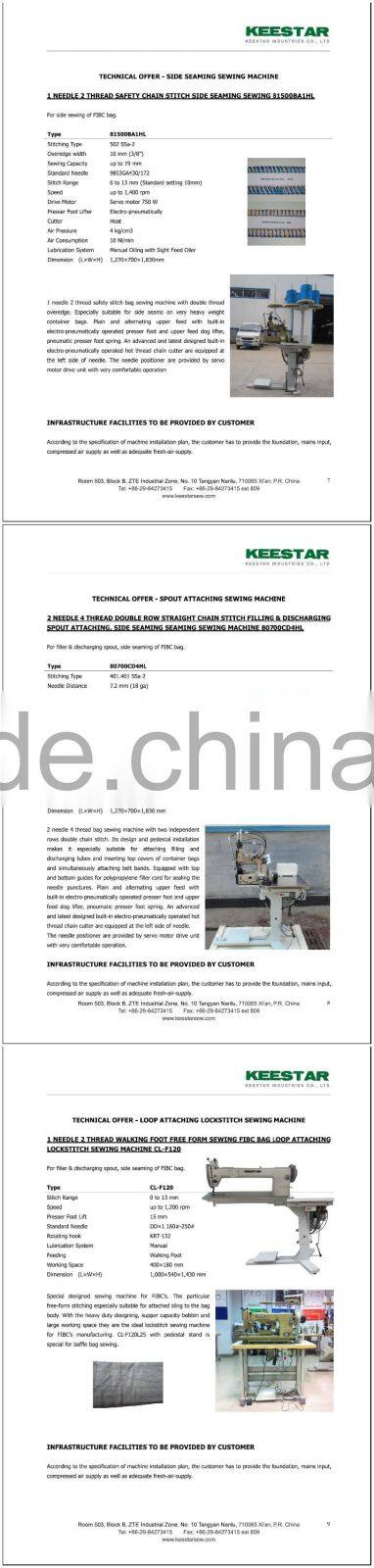 Keestar FIBC container bag sewing machine