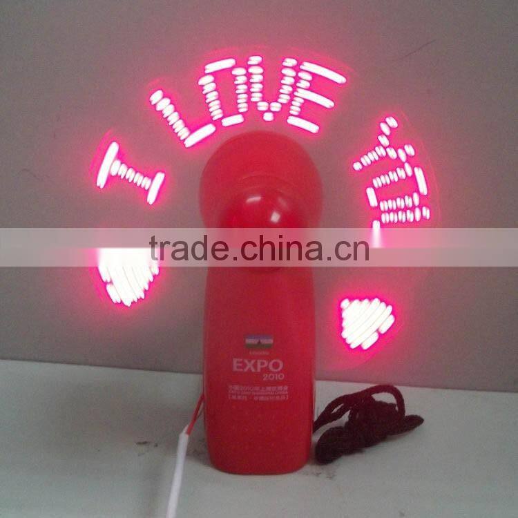 cheap usb fan Fashion program usb led fan led message usb fan
