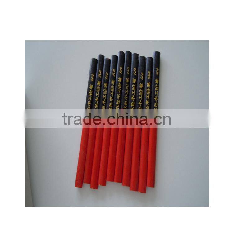 176-178*15*7mm standard size octagonal shape wooden carpenter pencil