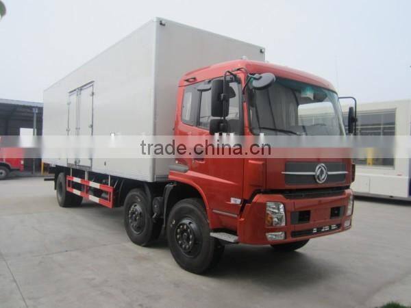 210hp DONGFENG Kingrun 6*2 Refrigeration Van Truck 20 ton