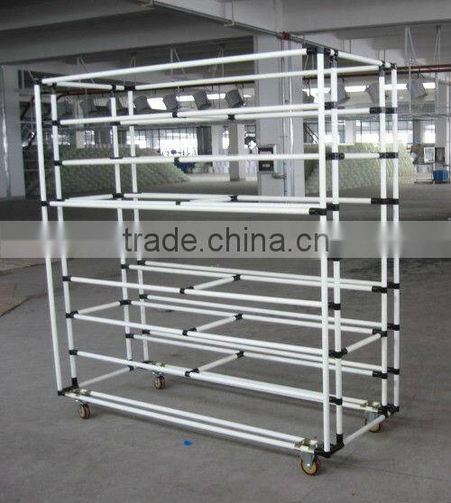 lean tube for pipe storage rack system