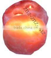 Handmade Himalayan Rock Salt Tea Light Candle Holder