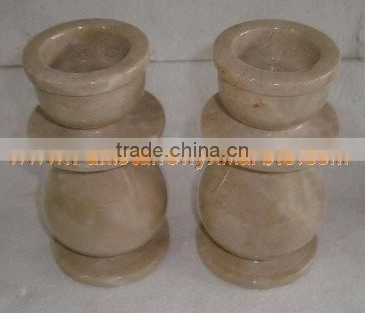UNIQUE MARBLE CANDLE HOLDERS STANDS