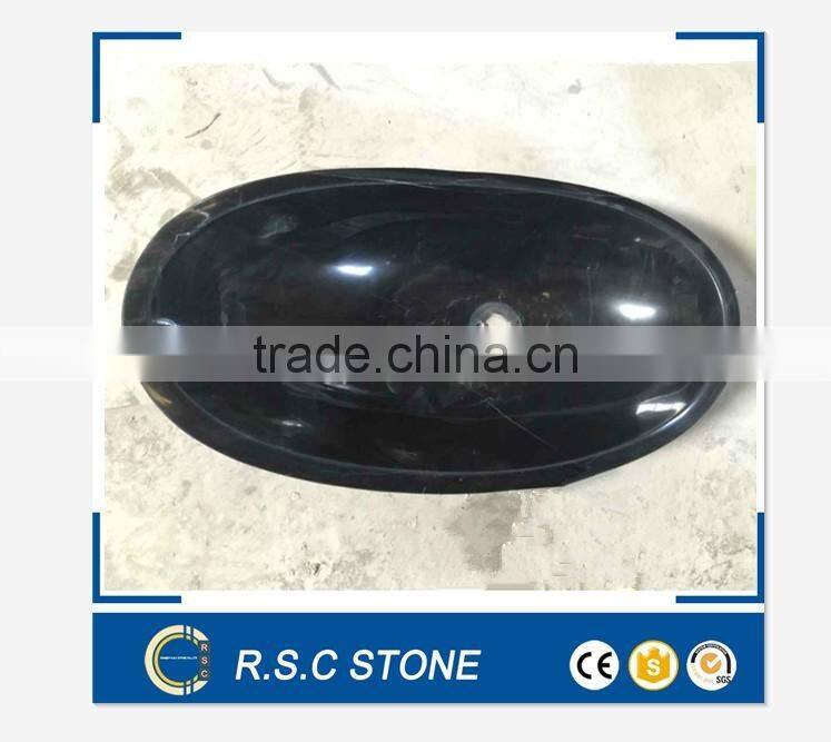 lowest price black marquina marble bathroom sink