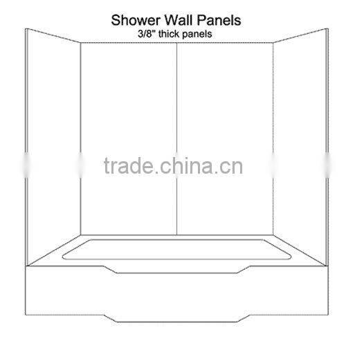 G682 Granite Tub Surround