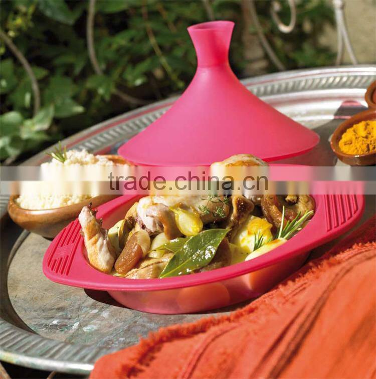 Personalized microwave Silicone steamed fish bowl Silicone steaming bowl