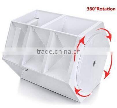 Tabletop Rotating Cosmetic Organizer Storage /Makeup Display Box Holds Up 200 Pieces