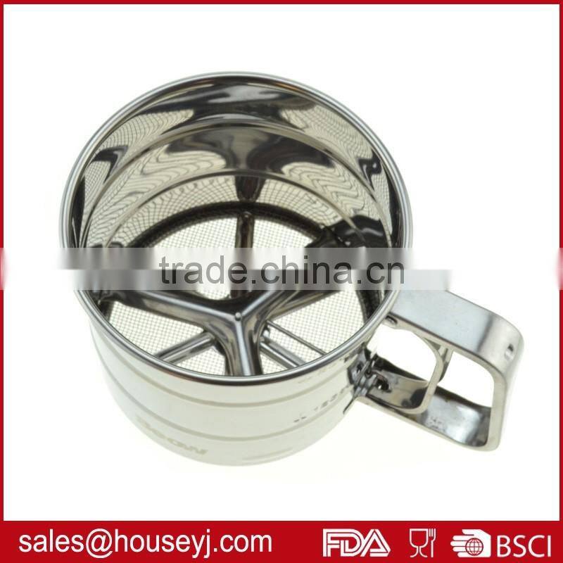 home baking tool stainless steel flour sifter powder sifter shakers