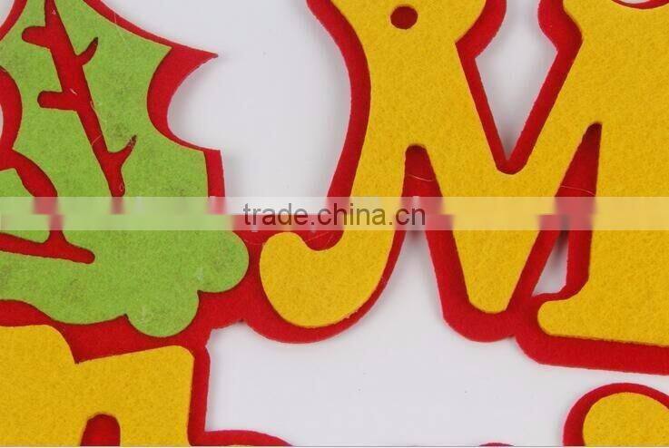 Christmas Decorative English Letters Hanging Merry Christmas Words Alphabet For Window Showcase Decorations