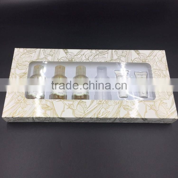 High quality custom disposable plastic blister cosmetic box packaging