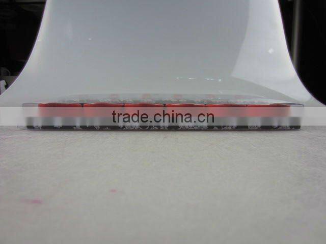 6 pcs red glazed porcelain spoon set