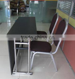 Folding Conference Table with Front Modesty Panel for Meeting Hall QZ6015