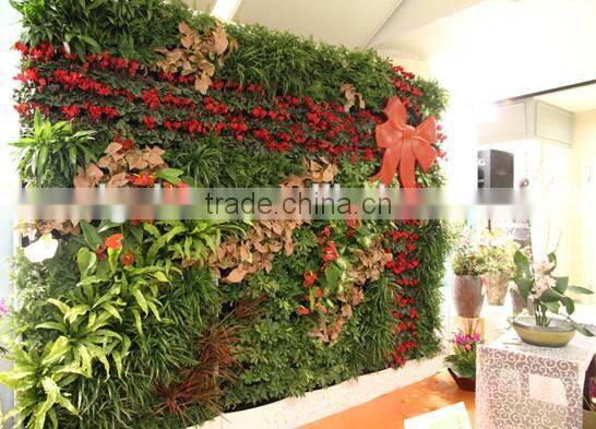 romantic and real touch flower wall wedding wholesale plastic wall flower decoration