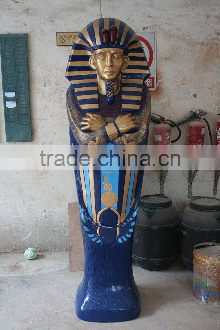 The Egypt style resin fiberglass large Egypt primitive man statue