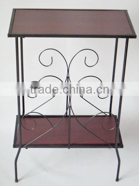 2 tier Metal Occasional Decorative magazine table or sofa side table