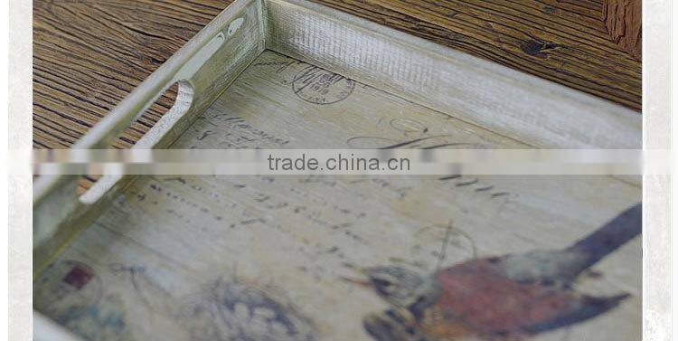 Rural printing Wooden Serving Trays