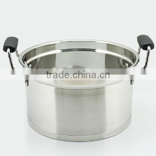 SS18/8 stainless steel cooking pot /saucepot