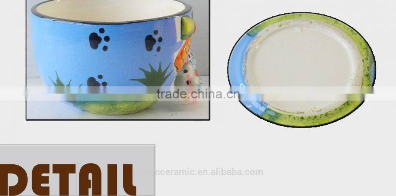 Cute animal fruit bowl,wholesale ceramic fruit bowl