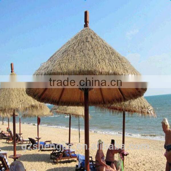LXY081208 high quality fire proof environmental friendly plastic artificial bali thatch roofing synthetic thatch roof